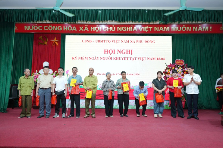 Xã Phù Đổng tổ chức Hội nghị kỷ niệm Ngày người khuyết tật Việt Nam 18/4. - Ảnh 11.