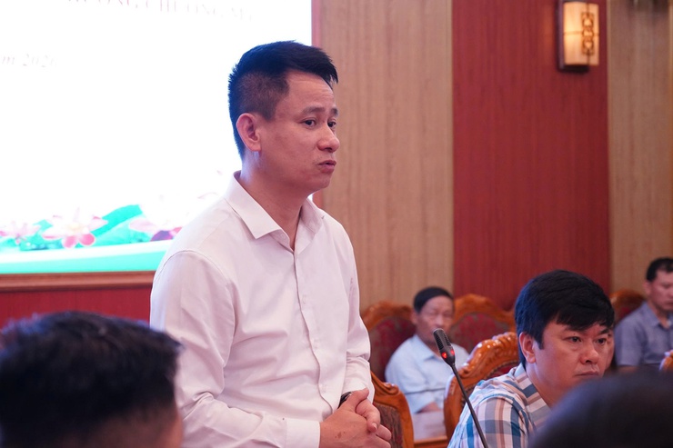 Chương Mỹ đối thoại, tháo gỡ khó khăn trong công tác giải phóng mặt bằng dự án Quốc lộ 6- Ảnh 5.