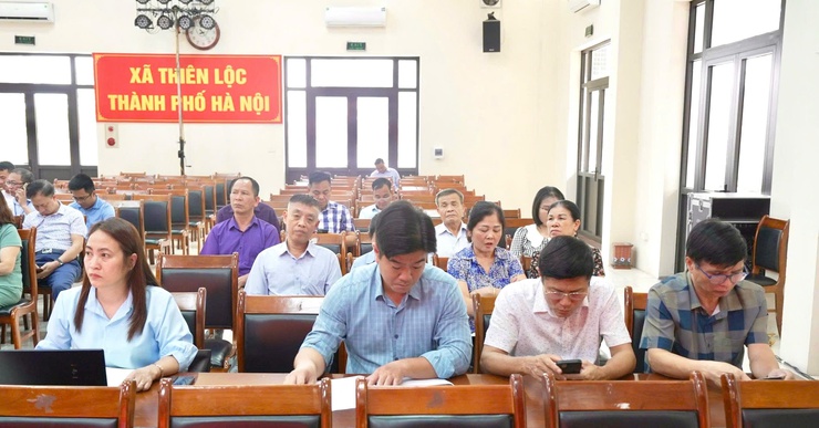 UBND xã Thiên Lộc giao ban Ban Chỉ đạo về phát triển khoa học, công nghệ, đổi mới sáng tạo, chuyển đổi số, cải cách hành chính và Đề án 06: Quyết liệt nâng cao chất lượng phục vụ người dân- Ảnh 7.