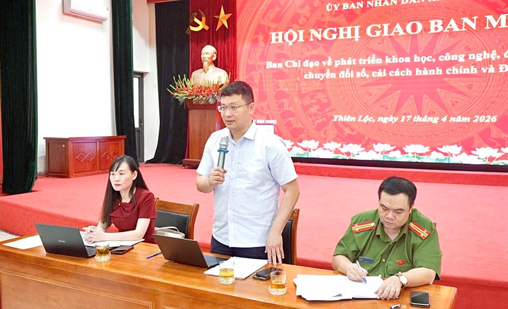 UBND xã Thiên Lộc giao ban Ban Chỉ đạo về phát triển khoa học, công nghệ, đổi mới sáng tạo, chuyển đổi số, cải cách hành chính và Đề án 06: Quyết liệt nâng cao chất lượng phục vụ người dân- Ảnh 16.