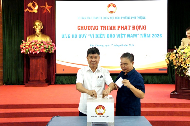Lan tỏa tinh thần hướng về biển, đảo – Phú Thượng tổ chức phát động ủng hộ quỹ năm 2026- Ảnh 7.