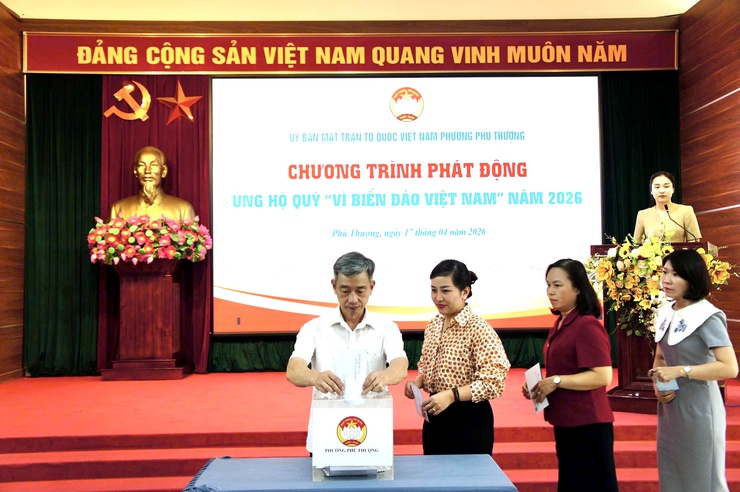 Lan tỏa tinh thần hướng về biển, đảo – Phú Thượng tổ chức phát động ủng hộ quỹ năm 2026- Ảnh 9.
