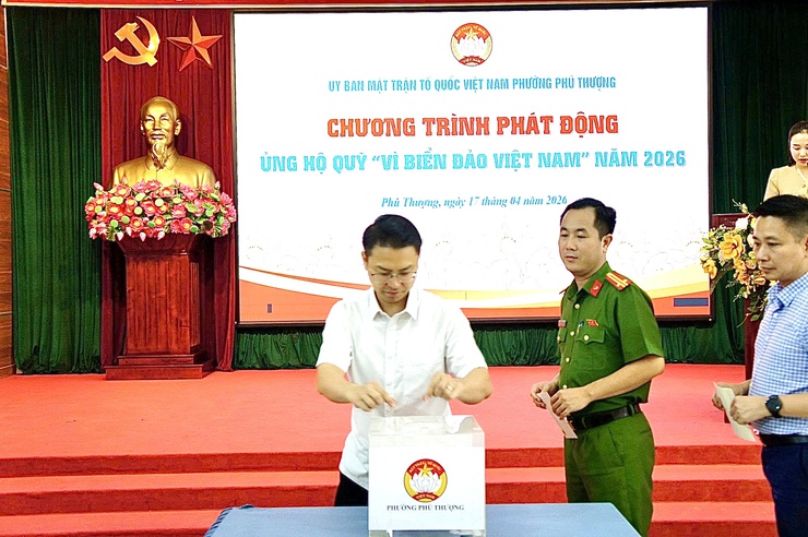 Lan tỏa tinh thần hướng về biển, đảo – Phú Thượng tổ chức phát động ủng hộ quỹ năm 2026- Ảnh 8.