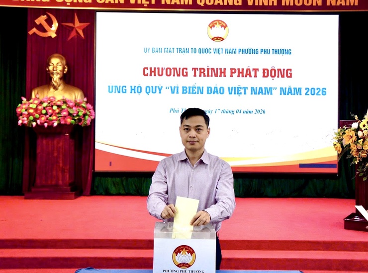 Lan tỏa tinh thần hướng về biển, đảo – Phú Thượng tổ chức phát động ủng hộ quỹ năm 2026- Ảnh 4.
