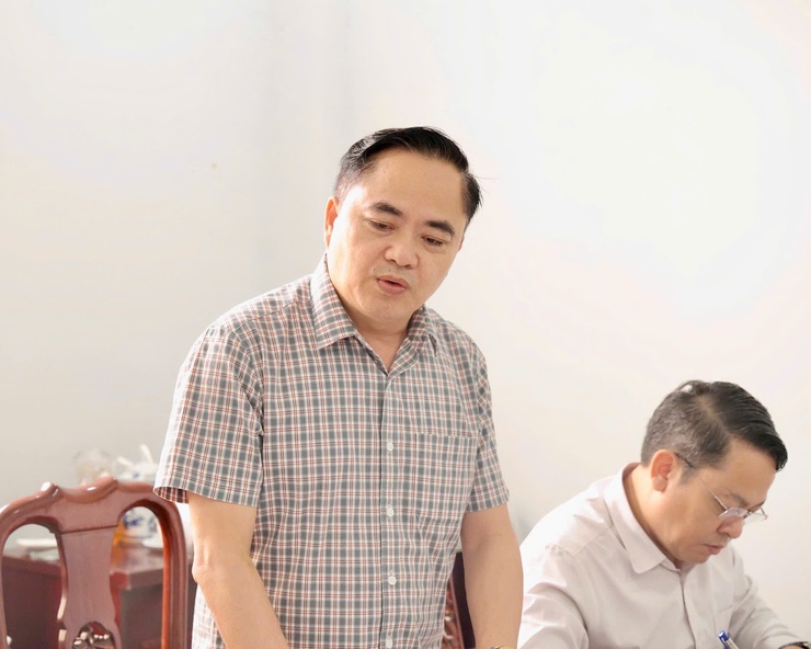 Thường trực Đảng ủy xã Thiên Lộc làm việc với Trung tâm Dịch vụ tổng hợp xã về công tác lãnh đạo, chỉ đạo thực hiện các nhiệm vụ, đánh giá tình hình, kết quả công tác quí I; phương hướng, nhiệm vụ quí II/2026.- Ảnh 8.