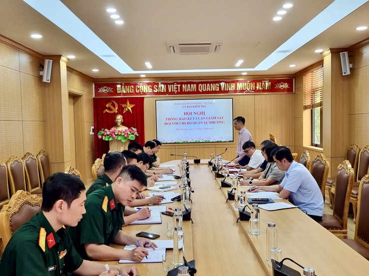 Đẩy mạnh giám sát Chi bộ Quân sự Phường Phú Thượng, nâng cao chất lượng nhiệm vụ quân sự, quốc phòng- Ảnh 1.