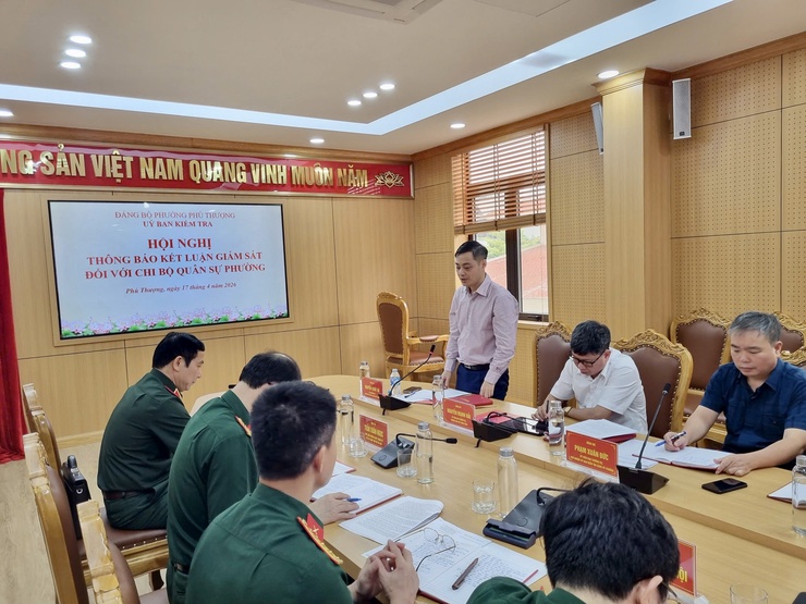 Đẩy mạnh giám sát Chi bộ Quân sự Phường Phú Thượng, nâng cao chất lượng nhiệm vụ quân sự, quốc phòng- Ảnh 4.