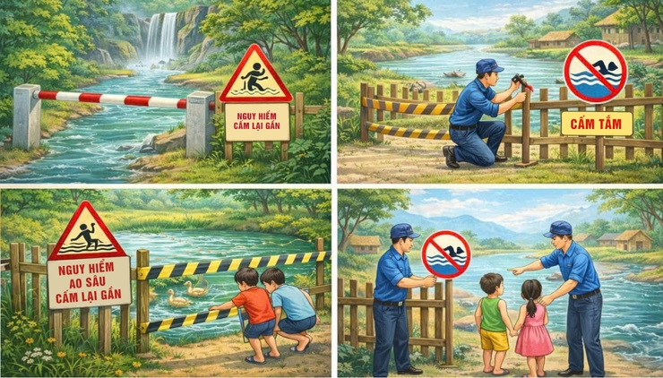 CẢNH BÁO NGUY CƠ ĐUỐI NƯỚC MÙA HÈ – CHỦ ĐỘNG PHÒNG NGỪA- Ảnh 2.