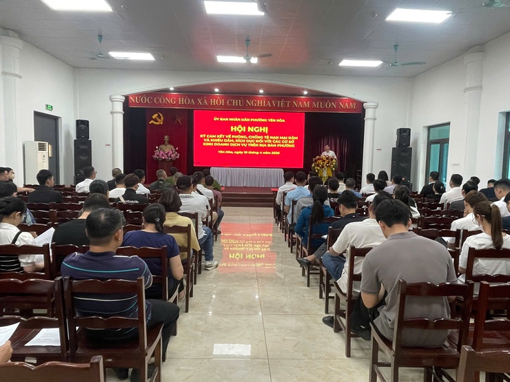 Tăng cường tuyên truyền phòng, chống tệ nạn mại dâm đối với các cơ sở kinh doanh dịch vụ dễ phát sinh tệ nạn xã hội trên địa bàn phường- Ảnh 1.