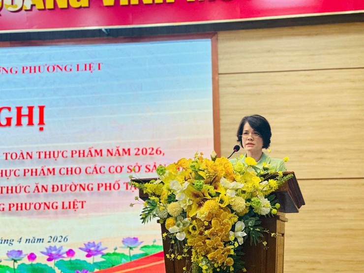 Phường Phương Liệt: Triển khai Tháng hành động vì ATTP năm 2026 và tập huấn kiến thức ATTP tuyến phố điểm Lê Trọng Tấn- Ảnh 2.