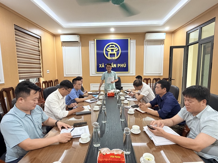 UBND xã Trần Phú thông qua dự thảo kế hoạch cưỡng chế buộc thực hiện biện pháp khắc phục hậu quả đối với công trình vi phạm tại khu Đồng Chiềng- Ảnh 2.