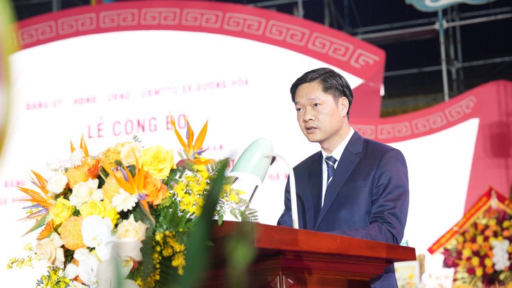 Xã Dương Hoà tổ chức Lễ đón nhận Bằng công nhận Bảo vật Quốc gia Bàn thờ Phật bằng đá tại chùa Hương Trai và chùa Đại Bi - Ảnh 11.