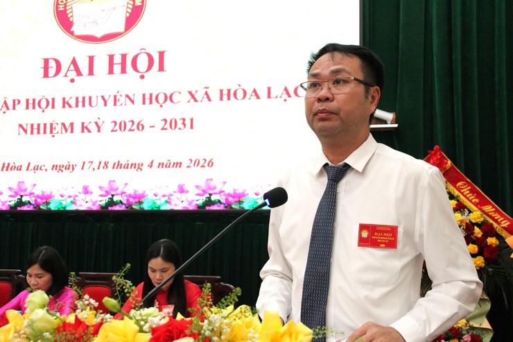 Hòa Lạc tổ chức Đại hội thành lập Hội Khuyến học xã nhiệm kỳ 2026–2031- Ảnh 9.