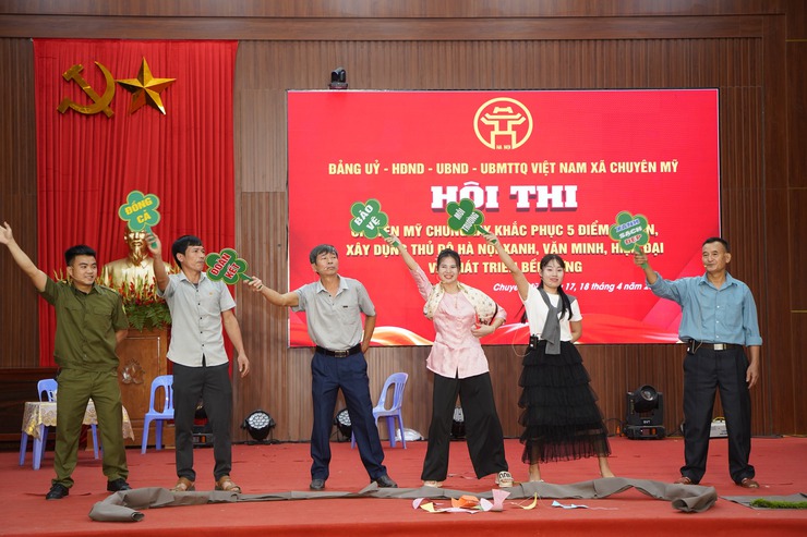 Sôi nổi khai mạc Hội thi "Chuyên Mỹ chung tay khắc phục 5 điểm nghẽn, xây dựng Thủ đô Hà Nội xanh, văn minh, hiện đại và phát triển bền vững"- Ảnh 5.