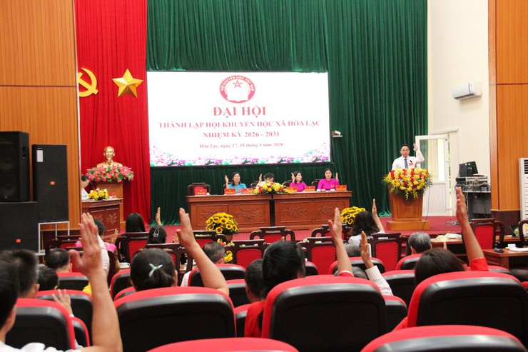 Hòa Lạc tổ chức Đại hội thành lập Hội Khuyến học xã nhiệm kỳ 2026–2031- Ảnh 14.