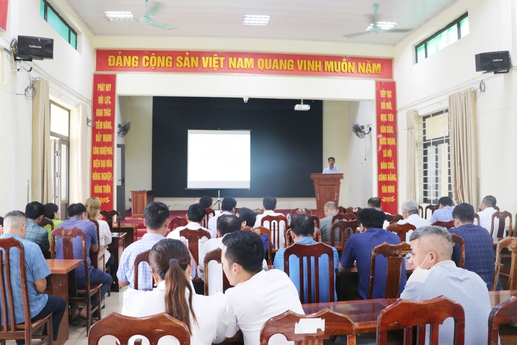 Hội nghị tập huấn an toàn thực phẩm lĩnh vực nông nghiệp và công thương trên địa bàn xã Trần Phú- Ảnh 1.
