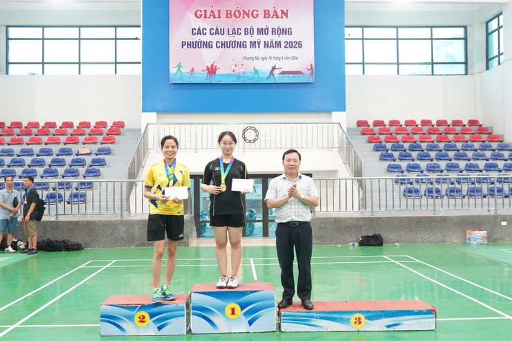 Phường Chương Mỹ khai mạc giải bóng bàn các câu lạc bộ mở rộng năm 2026- Ảnh 17.