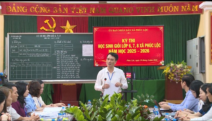 Phúc Lộc khai mạc kỳ thi, khảo sát học sinh giỏi khối 6, 7, 8 năm học 2025–2026- Ảnh 1.