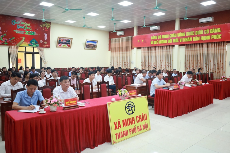 Xã Minh Châu tham dự hội nghị toàn quốc nghiên cứu, học tập, quán triệt Nghị quyết Hội nghị lần thứ Hai – Ban Chấp hành Trung ương Đảng khóa XIV.- Ảnh 3.