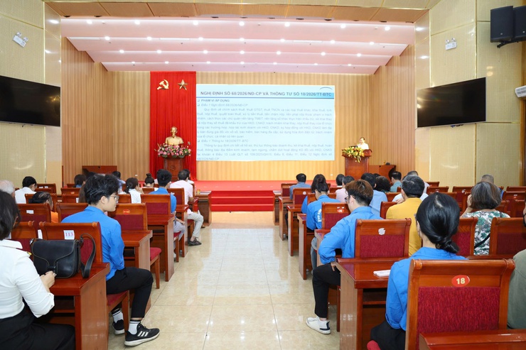 UBND phường Yên Sở tổ chức Hội nghị tập huấn "Số hóa quản lý Thuế cho hộ kinh doanh"- Ảnh 3.