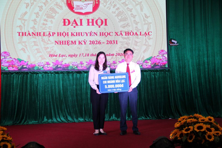 Hòa Lạc tổ chức Đại hội thành lập Hội Khuyến học xã nhiệm kỳ 2026–2031- Ảnh 13.