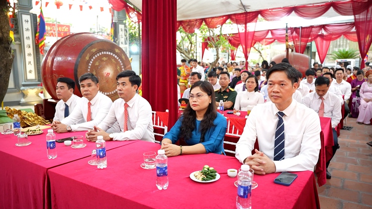 Lễ Khánh thành công trình tu bổ, tôn tạo Di tích Đền Mẫu và Khai hội Đền Mẫu làng Quế Dương xuân Bính Ngọ 2026- Ảnh 2.