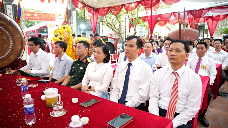 Lễ Khánh thành công trình tu bổ, tôn tạo Di tích Đền Mẫu và Khai hội Đền Mẫu làng Quế Dương xuân Bính Ngọ 2026- Ảnh 4.