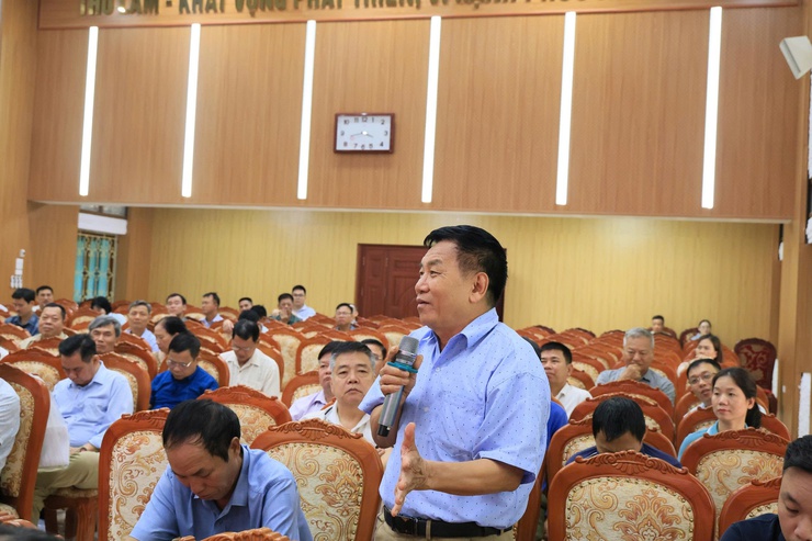 UBND XÃ THƯ LÂM TỔ CHỨC HỘI NGHỊ GIAO BAN CÁC BAN CHỈ ĐẠO VÀ TRIỂN KHAI CÁC KẾ HOẠCH “THÁNG HÀNH ĐỘNG VÌ AN TOÀN THỰC PHẨM”, “THÁNG NHÂN ĐẠO”, - Ảnh 11.