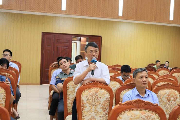 UBND XÃ THƯ LÂM TỔ CHỨC HỘI NGHỊ GIAO BAN CÁC BAN CHỈ ĐẠO VÀ TRIỂN KHAI CÁC KẾ HOẠCH “THÁNG HÀNH ĐỘNG VÌ AN TOÀN THỰC PHẨM”, “THÁNG NHÂN ĐẠO”, - Ảnh 12.