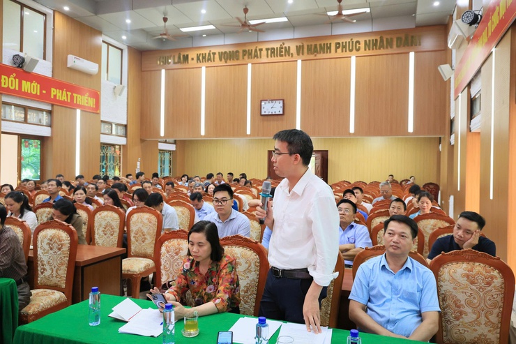 UBND XÃ THƯ LÂM TỔ CHỨC HỘI NGHỊ GIAO BAN CÁC BAN CHỈ ĐẠO VÀ TRIỂN KHAI CÁC KẾ HOẠCH “THÁNG HÀNH ĐỘNG VÌ AN TOÀN THỰC PHẨM”, “THÁNG NHÂN ĐẠO”, - Ảnh 16.