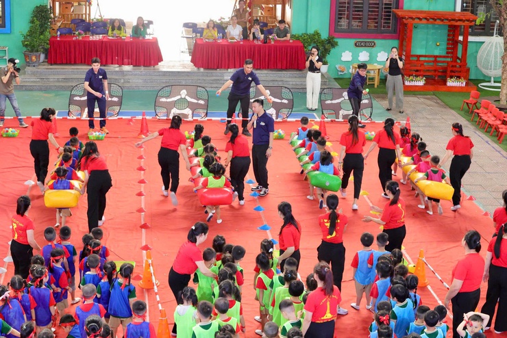 Trường Mầm non Thụy Lâm tưng bừng tổ chức Ngày hội thể thao năm học 2025–2026- Ảnh 10.