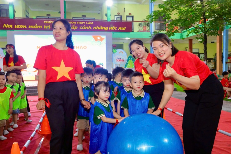 Trường Mầm non Thụy Lâm tưng bừng tổ chức Ngày hội thể thao năm học 2025–2026- Ảnh 28.