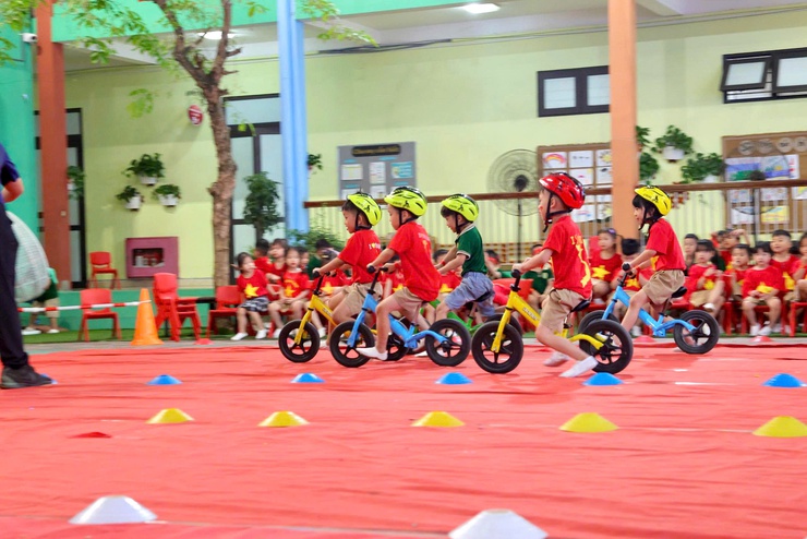 Trường Mầm non Thụy Lâm tưng bừng tổ chức Ngày hội thể thao năm học 2025–2026- Ảnh 15.