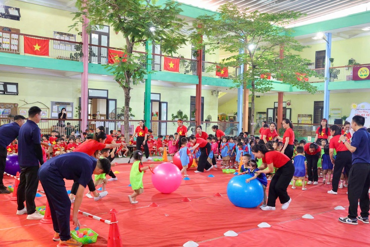 Trường Mầm non Thụy Lâm tưng bừng tổ chức Ngày hội thể thao năm học 2025–2026- Ảnh 16.