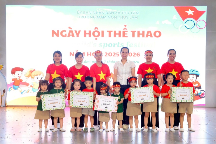 Trường Mầm non Thụy Lâm tưng bừng tổ chức Ngày hội thể thao năm học 2025–2026- Ảnh 34.