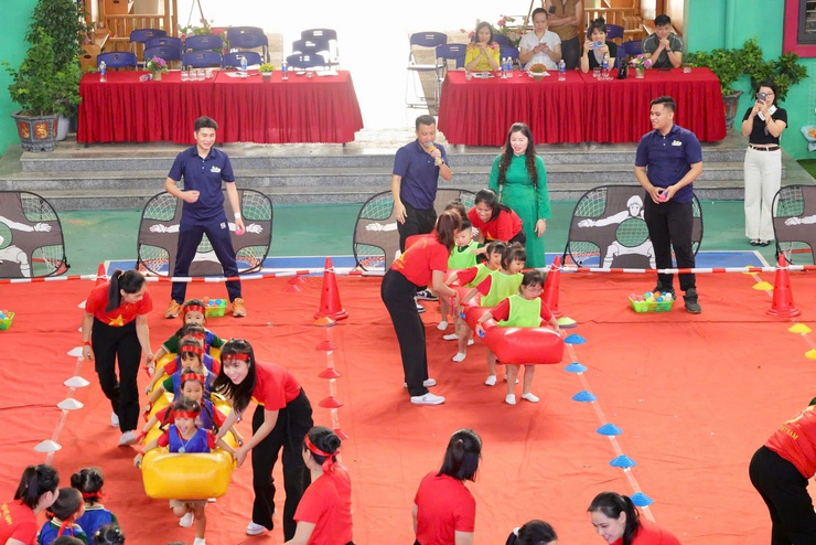 Trường Mầm non Thụy Lâm tưng bừng tổ chức Ngày hội thể thao năm học 2025–2026- Ảnh 18.