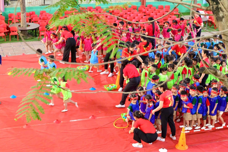 Trường Mầm non Thụy Lâm tưng bừng tổ chức Ngày hội thể thao năm học 2025–2026- Ảnh 22.