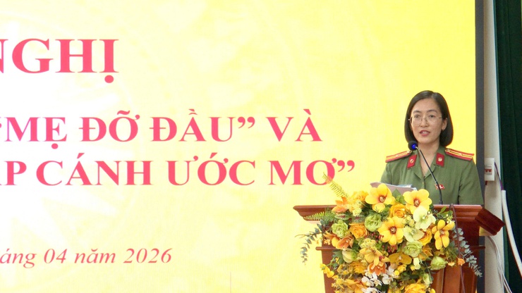 CÔNG AN XÃ THƯ LÂM TỔ CHỨC CHƯƠNG TRÌNH “MẸ ĐỠ ĐẦU” VÀ PHONG TRÀO “CHẮP CÁNH ƯỚC MƠ”.- Ảnh 1.