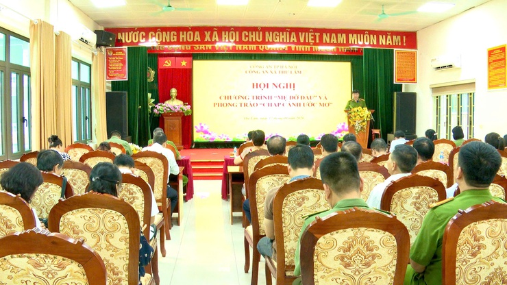CÔNG AN XÃ THƯ LÂM TỔ CHỨC CHƯƠNG TRÌNH “MẸ ĐỠ ĐẦU” VÀ PHONG TRÀO “CHẮP CÁNH ƯỚC MƠ”.- Ảnh 8.