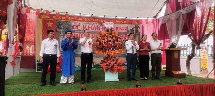 Lễ khánh thành công trình tu bổ, tôn tạo đình - chùa Yên Nhân 
- Ảnh 1.