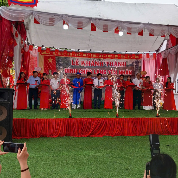 Lễ khánh thành công trình tu bổ, tôn tạo đình - chùa Yên Nhân 
- Ảnh 4.