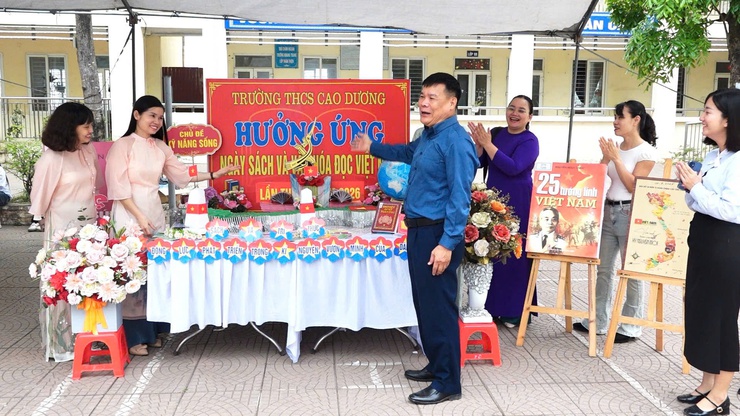 Xã Dân Hòa tổ chức Lễ phát động Ngày Sách và Văn hóa đọc Việt Nam lần thứ 5 và Hội thi xếp sách nghệ thuật năm 2026- Ảnh 14.