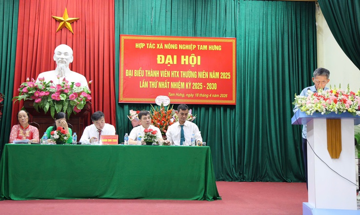Đại hội HTX Nông nghiệp Tam Hưng 2026: Chủ động vượt khó, nâng cao giá trị sản xuất nông nghiệp- Ảnh 9.