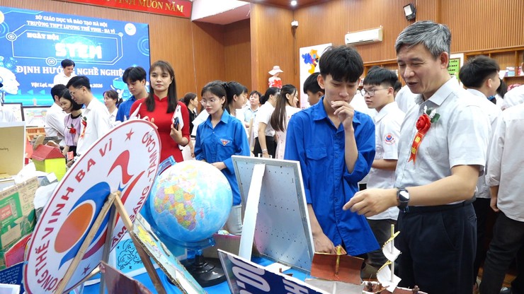 Trường THPT Lương Thế Vinh – Ba Vì tổ chức "Ngày hội STEM - Định hướng nghề nghiệp năm học 2025–2026"- Ảnh 12.