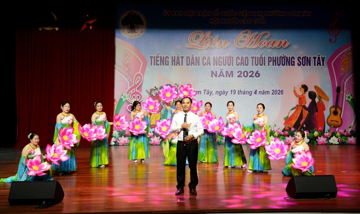 PHƯỜNG SƠN TÂY TỔ CHỨC LIÊN HOAN TIẾNG HÁT DÂN CA NGƯỜI CAO TUỔI NĂM 2026- Ảnh 3.