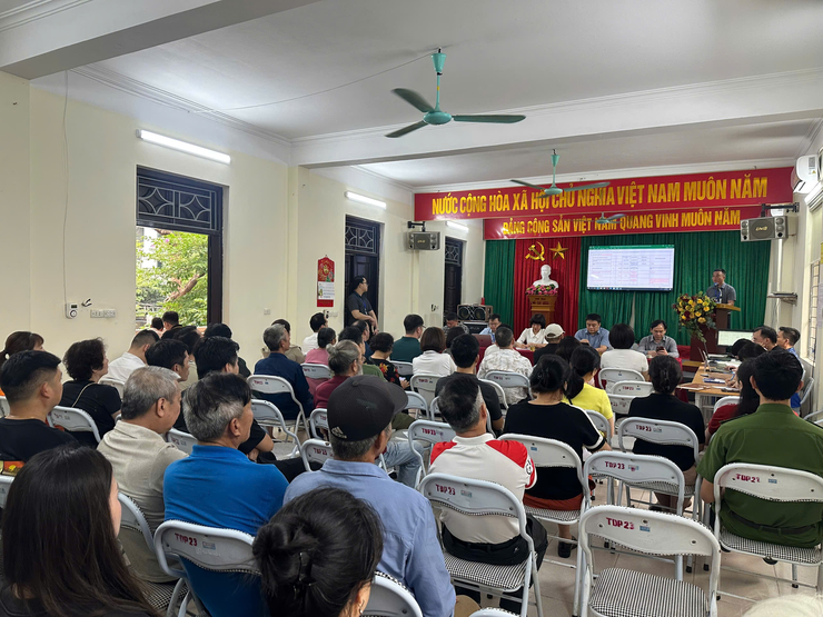 Phường Bồ Đề: Hội nghị đối thoại với các hộ dân trong việc thực hiện GPMB Dự án cầu Trần Hưng Đạo - Ảnh 4.