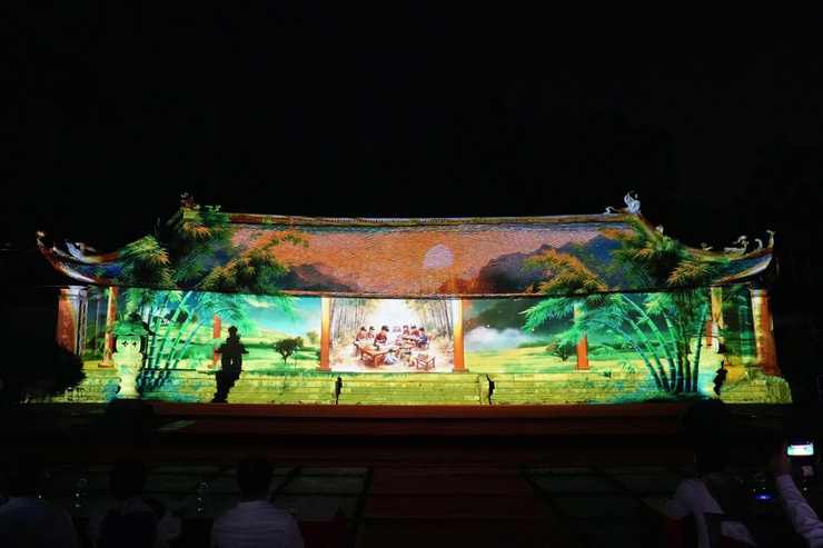 Chùa Thầy đêm 3D Mapping – đẹp “mê ly”, người xem đông chưa từng có ước tính có hơn 20.000 lượt đại biểu, nhân dân và du khách đã trực tiếp thưởng thức chương trình- Ảnh 17.