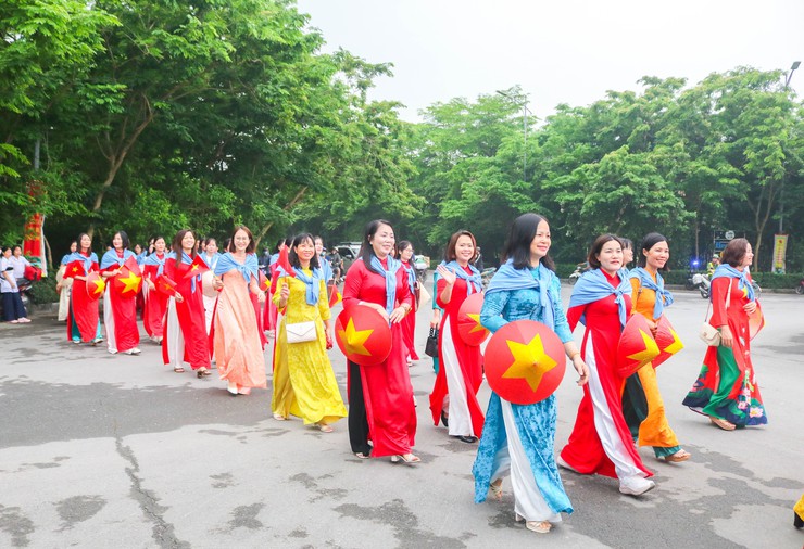 SẮC MÀU PHỤ NỮ QUỐC OAI MỞ MÀN ẤN TƯỢNG CHUỖI HOẠT ĐỘNG LỄ HỘI CHÙA THẦY 2026- Ảnh 18.