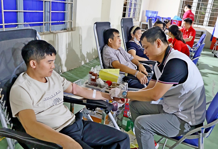 Lan tỏa tinh thần nhân ái qua Ngày hội hiến máu tình nguyện xã Đoài Phương năm 2026- Ảnh 5.