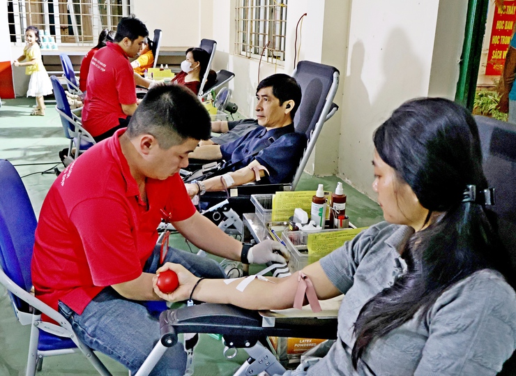 Lan tỏa tinh thần nhân ái qua Ngày hội hiến máu tình nguyện xã Đoài Phương năm 2026- Ảnh 7.